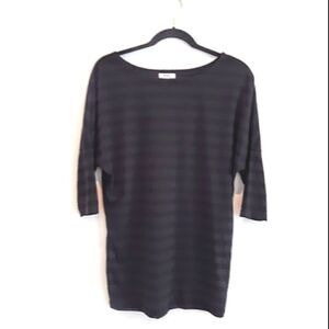 2/$35 𝅺JACOB Jersey PETITE Women's top in BL/BL stripes SzS  petite